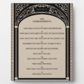 De tien geboden fotoplaat (Voorkant)