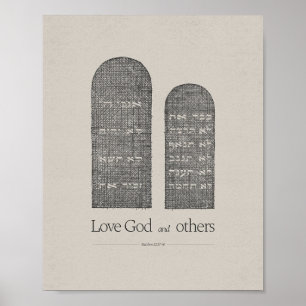 De Tien Geboden - Liefde voor God en Liefde Poster