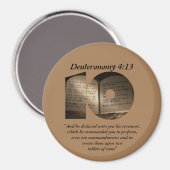 De tien geboden magneet (Voorkant / Achterkant)