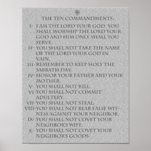 De tien geboden: poster
