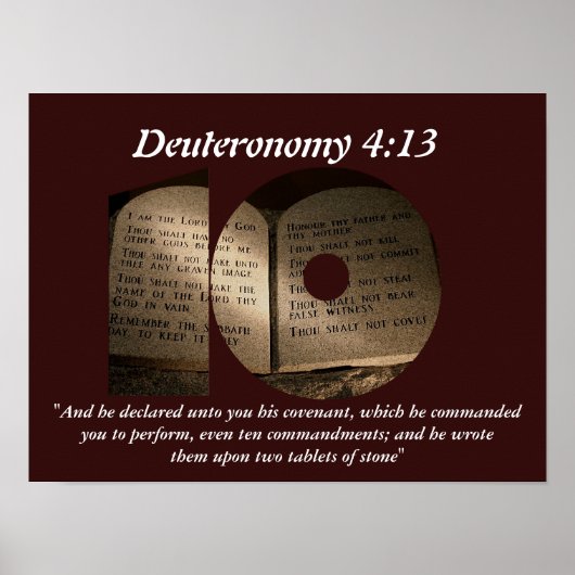 De tien geboden poster (Voorkant)