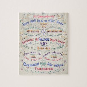 'De Tien Geboden' puzzel Legpuzzel