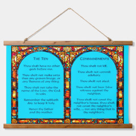De Tien Geboden Tapestry Hangend Wandkleed