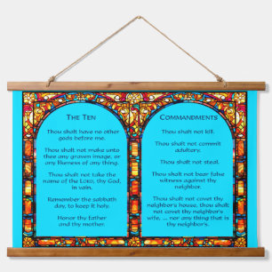De Tien Geboden Tapestry Hangend Wandkleed