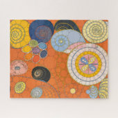 De tien grootste, nr.4, Stippen, na Hilma af Klint Legpuzzel (Horizontaal)