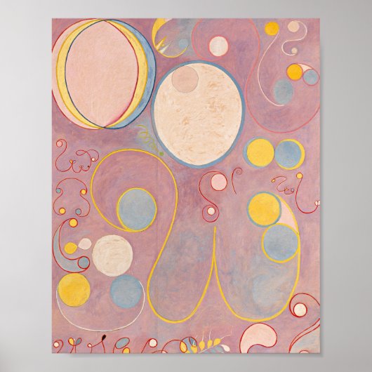 De tien grootste nr. 8 | Hilma af Klint Poster (Voorkant)