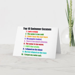 De tien grootste overschrijdingen van zwemmers kaart