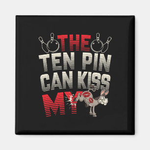 De tien pin kan mijn - Grappige ezel - Bowlers B Magneet