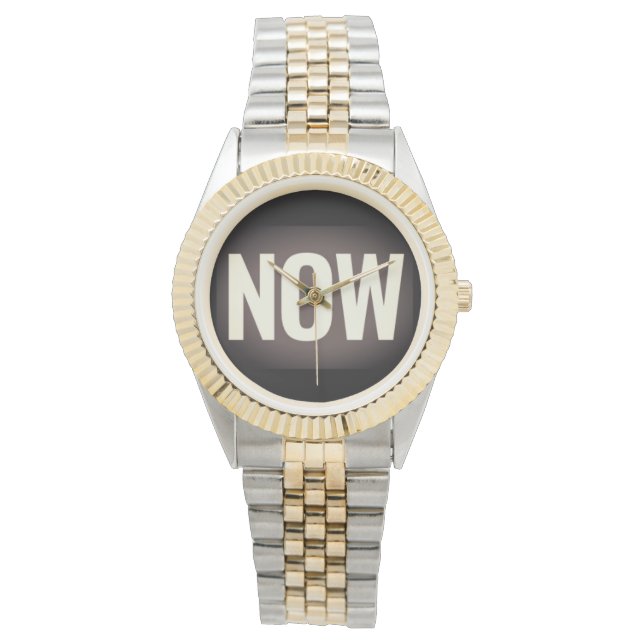 De tijd is NU Horloge (Voorkant)
