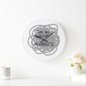 De tijd is zinloos geworden grote klok (Huis)