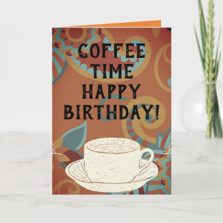 DE TIJD VAN DE KOFFIE KAART