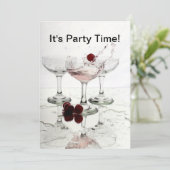 De tijd van de Partij Kaart (Staand voorkant)