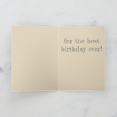 De Tijd van de verjaardag Kaart (Binnen)