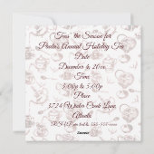 "De" Tijd van het Jaar Uitnodiging (Achterkant)