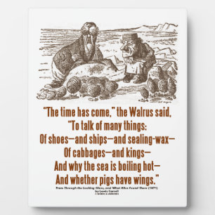 De tijd van het Wonderland komt door een blik op g Fotoplaat