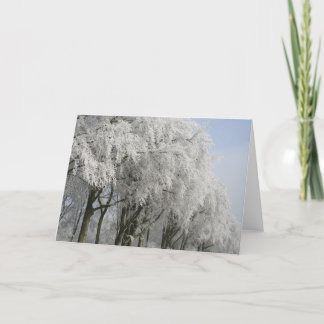 De tijd van Kerstmis Feestdagen Kaart