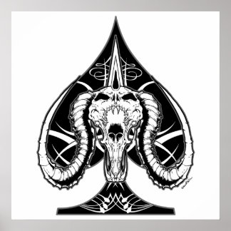 De tijd van schoppen poster