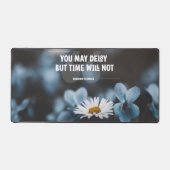 De tijd zal niet bureaumat (Voorkant)