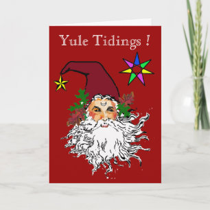 De Tijding van Yule Feestdagen Kaart