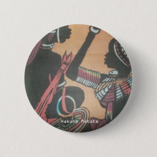 De tijdloze schoonheid van de Masai traditie Ronde Button 5,7 Cm