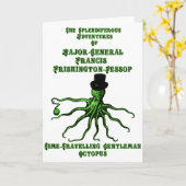 De tijdreizende meneer Octopus Kaart (Gele Bloem)