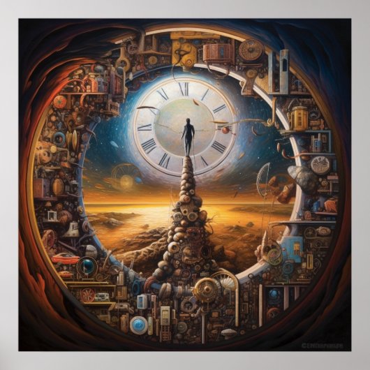 De tijdreiziger poster (Voorkant)