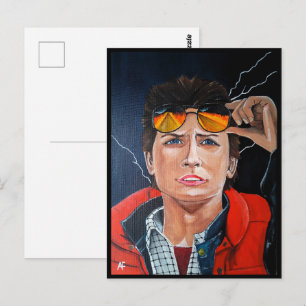 De Tijdreiziger Schilderij door Alfred Fox Briefkaart