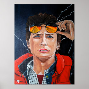 De Tijdreiziger Schilderij door Alfred Fox Poster
