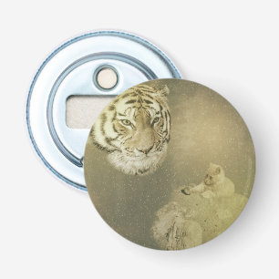 De tijger en de keuken, de magneetflesopener button flesopener