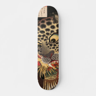 De tijger van de Japanse kunst van Ryokoku Skateboard