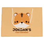 De Tijger van de klap met Persoonlijke Naam Groot Cadeauzakje (Voorkant)