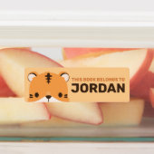 De Tijger van de klap met Persoonlijke Naam Labels (Aangebracht)