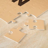 De Tijger van de klap met Persoonlijke Naam Legpuzzel (Zijkant)