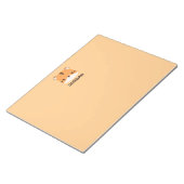 De Tijger van de klap met Persoonlijke Naam Notitieblok (Schuin)