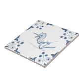 De Tile van het Seapaard van de Delft met de Hoeke Tegeltje (Zijkant)