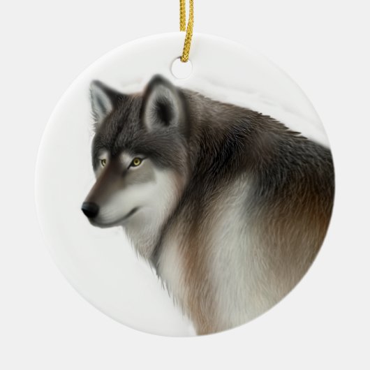 De Timber Wolf Ornament (Voorkant)
