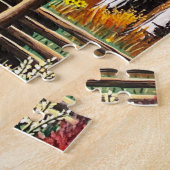 De tiny Cabin Puzzle Legpuzzel (Zijkant)