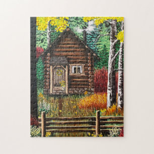 De tiny Cabin Puzzle Legpuzzel