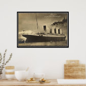 De Titanic Photo Poster titanic Series (Keuken)
