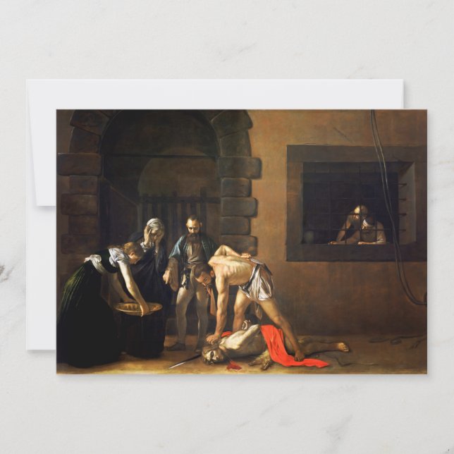 De titel van Sint-John de Baptist door Caravaggio (Voorkant)