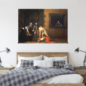 De titel van Sint-John de Baptist door Caravaggio Canvas Afdruk (Insitu (Slaapkamer))