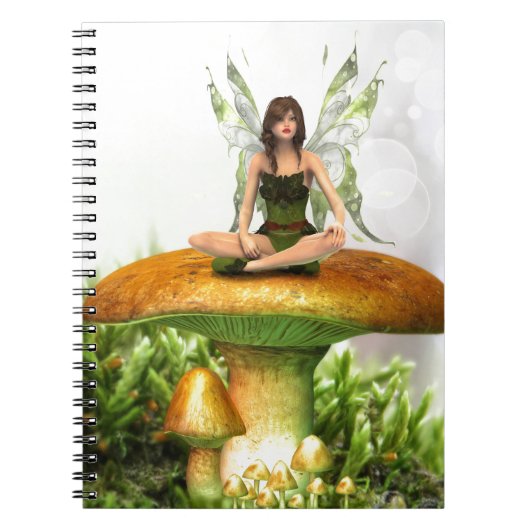 De Toadstool Fairy Notitieboek (Voorkant)