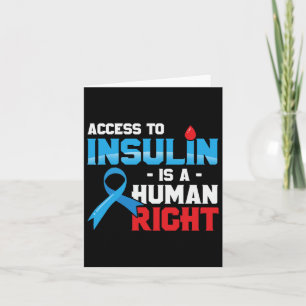 De toegang tot insuline is een mensenrecht Diabete Kaart