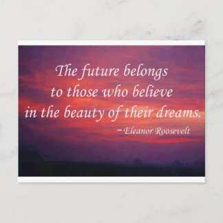 De toekomst hoort erbij briefkaart