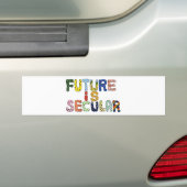 DE TOEKOMST IS BIJZONDER BUMPERSTICKER (Op auto)