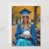 De toekomst is Bright Finance Afstuderen Foto Aankondiging (Achterkant)