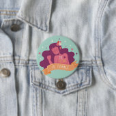 De toekomst is de Button van Vrouw (In situ)