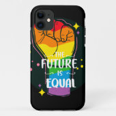 De toekomst is gelijk als eerste Case-Mate iPhone case (Achterkant)