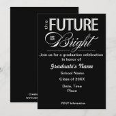 De toekomst is helder: Klasse van de uitnodigingen (Voorkant / Achterkant)