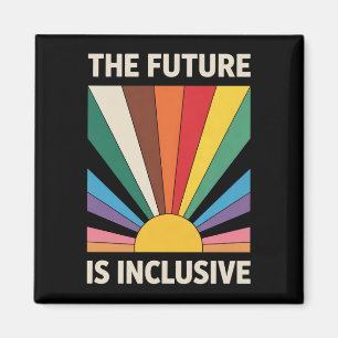 De Toekomst Is Inclusief LGBTQ Pride-bondgenoot Re Magneet